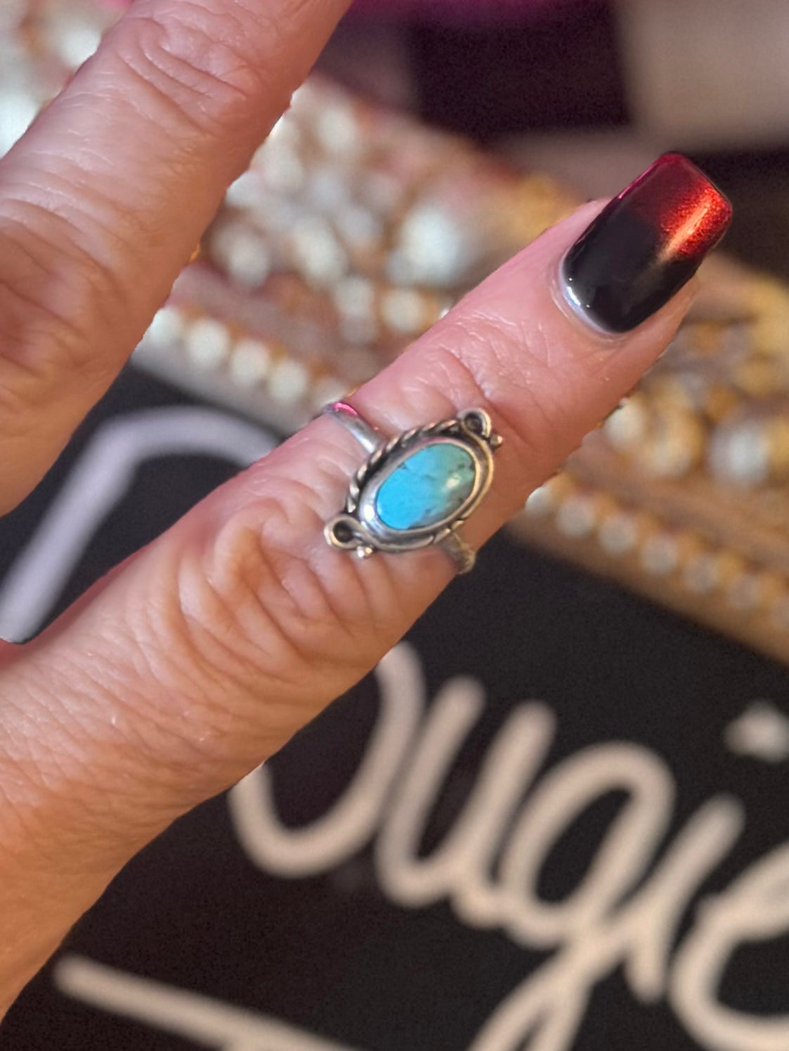 Oval Navajo Rope Band - Size 7.5