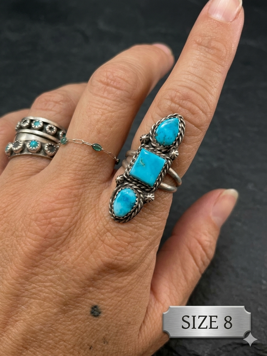 Jennifer 3 stone Finger Crawler