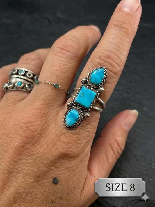 Jennifer 3 stone Finger Crawler