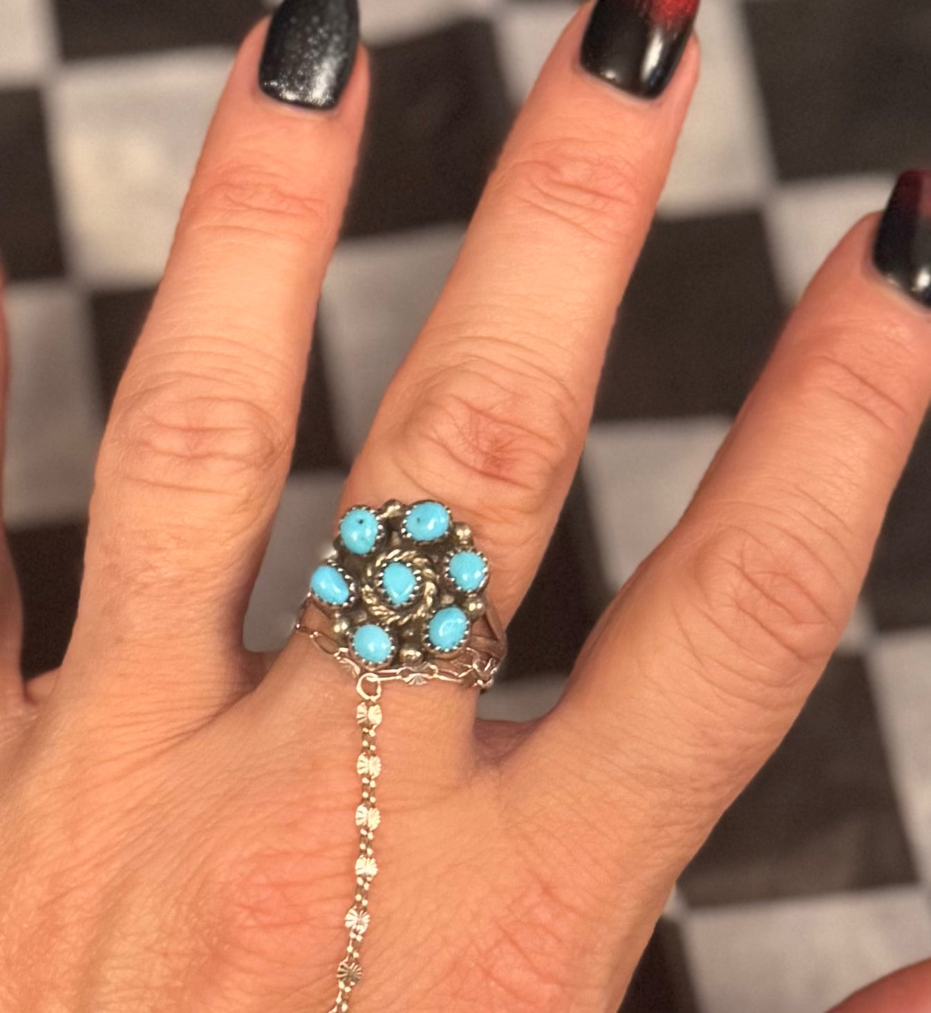 Persian Cluster Ring - Size 8.25