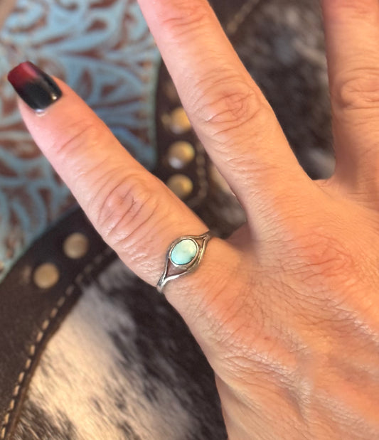 Blue Persian Eye Ring - Size 9