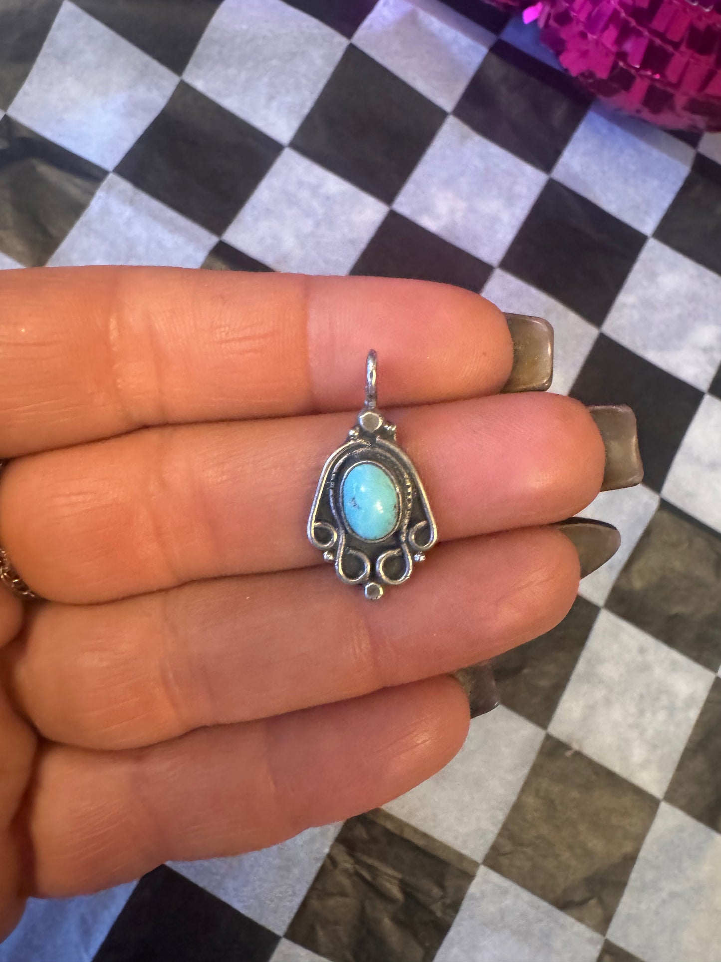 Persian Hamsa Pendant